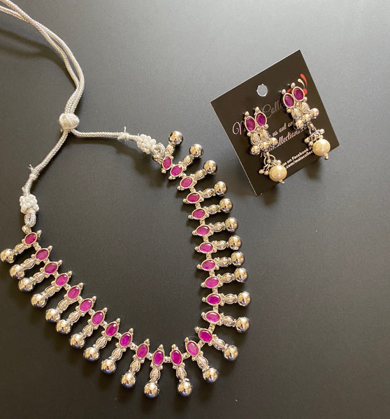 Ethnic tribal Rajasthani necklace set
