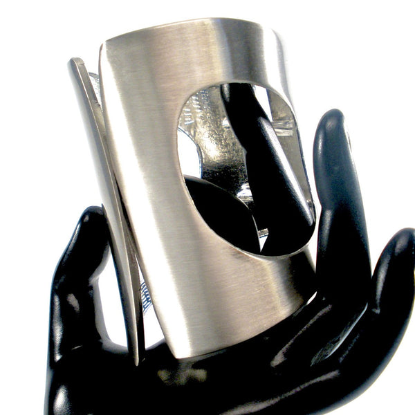 oxidized trendy long wrist band