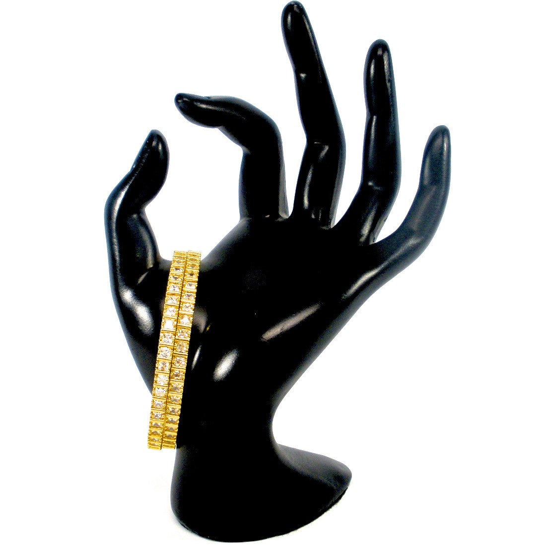 american diamond stone bangles