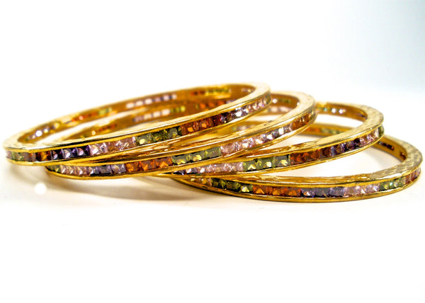 pastel shade glass bangles