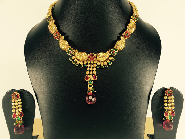 traditional antique necklace set