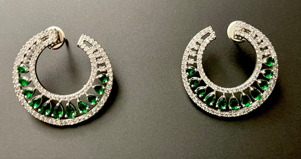 Statement stone earrings