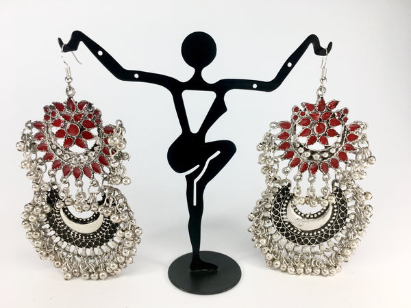 big and bold afghani tribal danglers