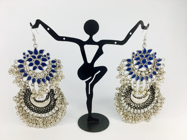 big and bold afghani tribal danglers