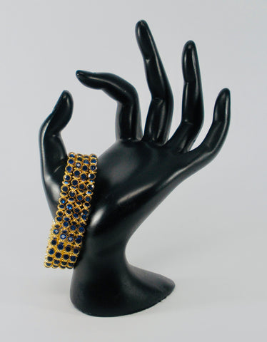 Royal blue stone bangles