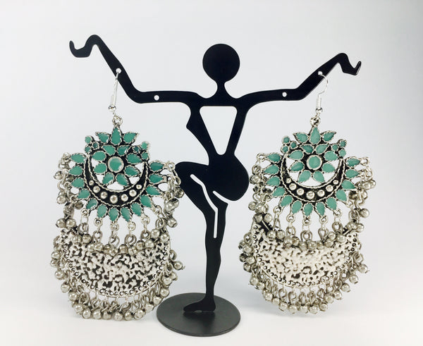 big and bold afghani tribal danglers