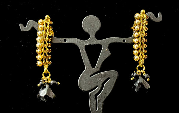 Simple antique finish necklace set