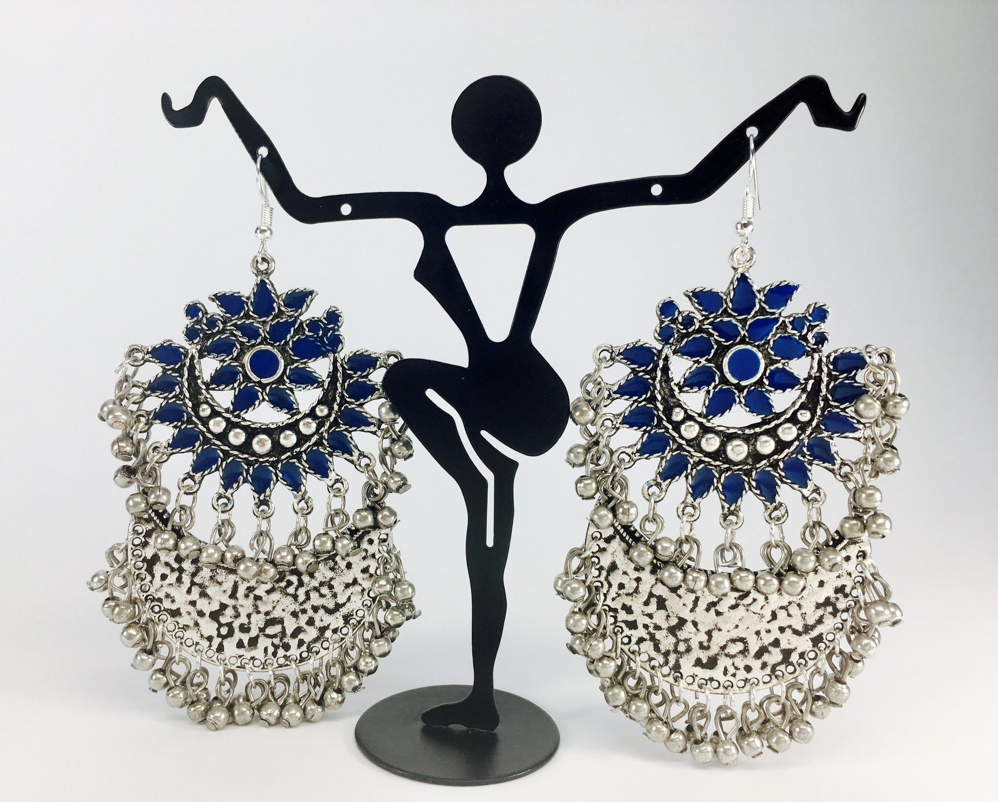 big and bold afghani tribal danglers