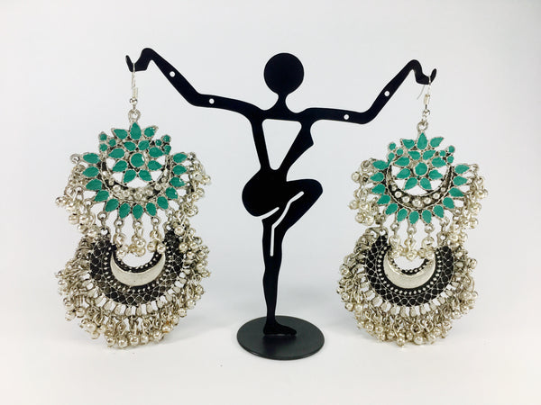 big and bold afghani tribal danglers