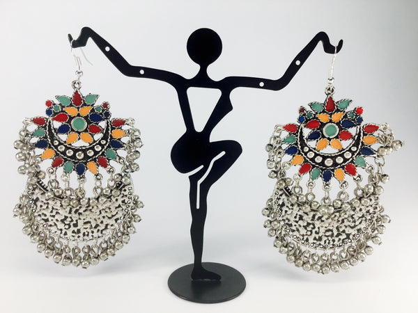 big and bold afghani tribal danglers