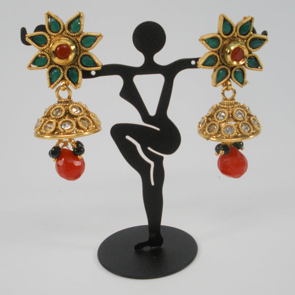 peacock necklace set