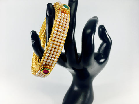 Pearl kada bangle