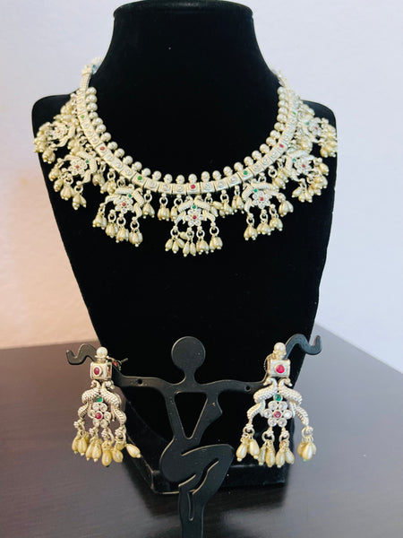 Traditional guttapusalu necklace set