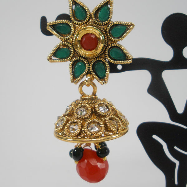 peacock necklace set